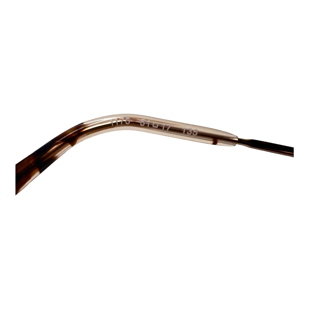 Michael Kors Gold Metal Cat Eye Oval Glasses W Flexible Temples MK3020 51‎ H3558 - Picture 5 of 7